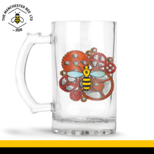 Large Beer Tankard - Steampunk Worker Bee