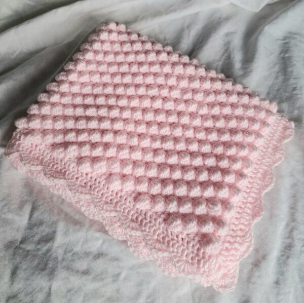 Pink Bobble Blanket