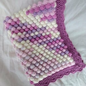 Lilac Bobble Blanket