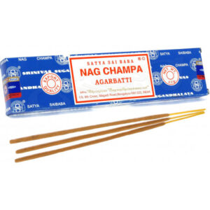 Satya Nag Champa incense sticks.