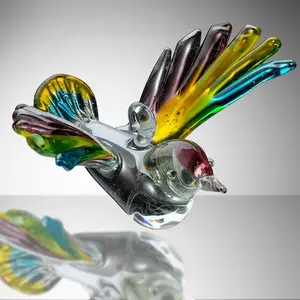 Glass Bird Decoration